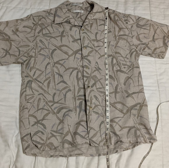 𝅺GEOFFREY Beene linen blend shirt - Picture 4 of 9